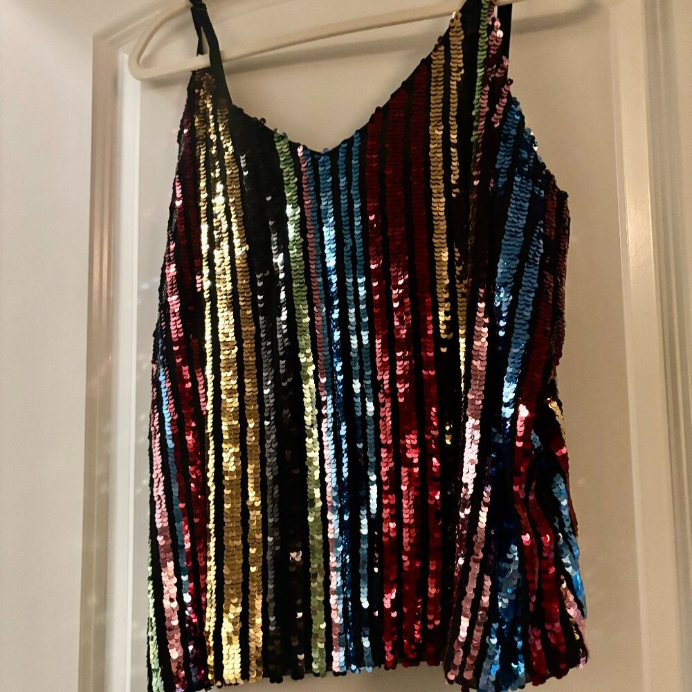 Glittery camisole top